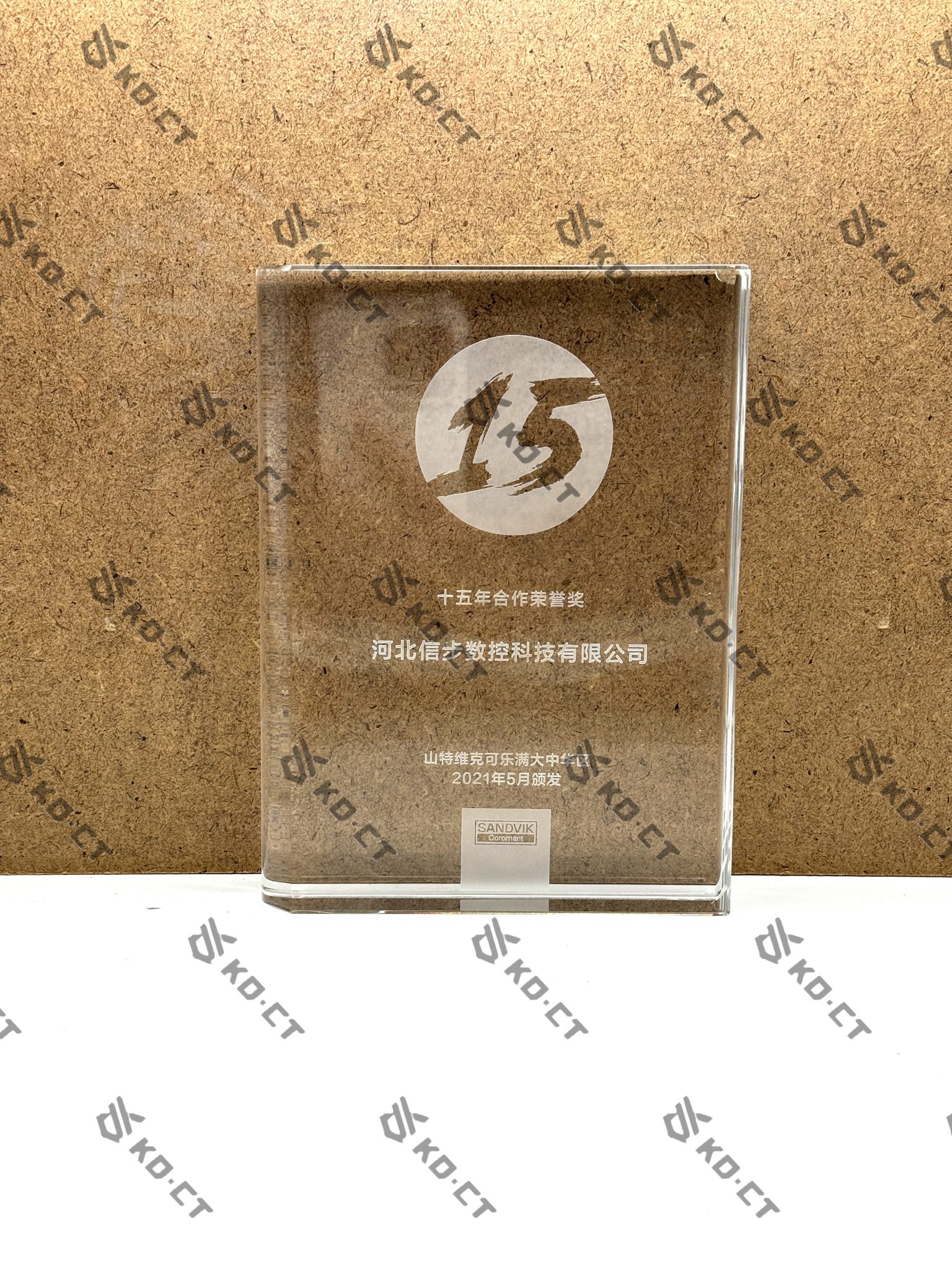 Sandvik 15th Anniversary Partnership Honour Award